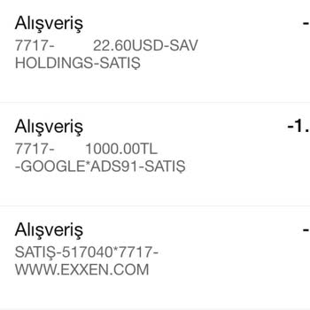 Garanti Bankası Onayım Olamadan Yapılan İşlemler