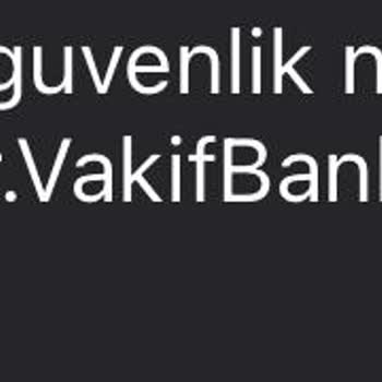 VakıfBank Kredi Kartımı Kullanamıyorum