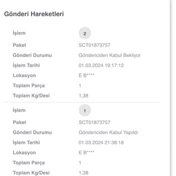 Scotty Kargom Teslim Edilmiyor