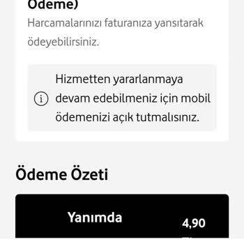 Vodafone Yanımda Premium'lu Olamıyorum