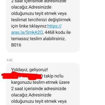 Aras Kargo 2 Gündür Teslim Edilemeyen Ürün