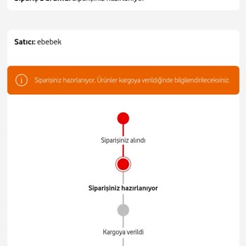 Vodafone Her Şey Yanımda Ebebek Satıcısı 11 Gündür Ürünüm Hazırlanıyor
