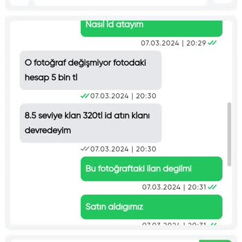 PUBG (Pubgmobile.com) Yanlış Hesap Teslimi