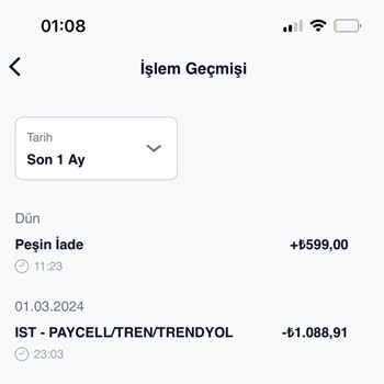 Paycell Kart İade Sorunu