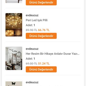 Trendyol "Evdeucuz" Satıcısının Eksik Ürün Göndermesi