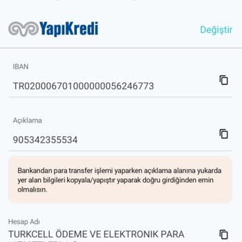 Paycell Teşekkür Ederim İlginize