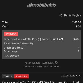 Mobilbahis Kupon Kazançlarımın Kaybolmasıyla İlgili Mağduriyet