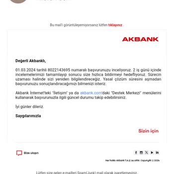 Akbank A Yakışıyor Mu?