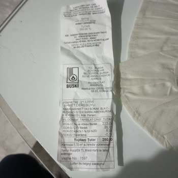 Bursa Büyükşehir Belediyesi Su Zamları İle İlgili