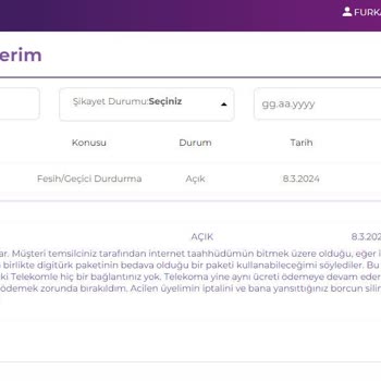 Digiturk Yanıltıcı Paket Bilgilendirmesi Ve Mağduriyetim