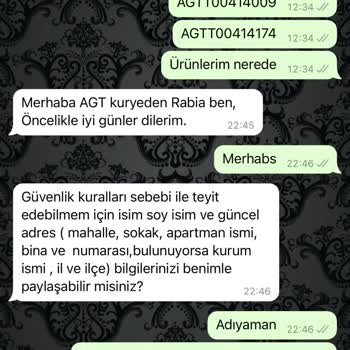 Ebebek Ve AGT Kargo Teslimat Gecikmesi