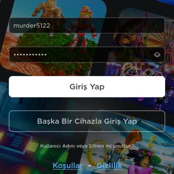 ROBLOX Bana Yeni Şifre Gönder