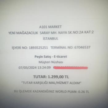 Tiamob A101 Extra Param Hesaplarına Geçti Ama Siparişim Görünmüyor