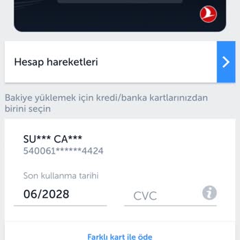 THY İptal Bilet İadesi TK Cüzdan Uygulaması