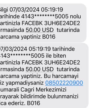 QNB Finansbank Kartımdan Haberim Olmadan Yapılan Harcama