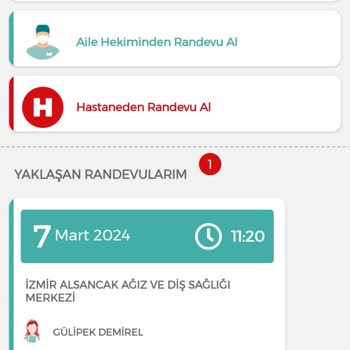 Alsancak Ağız ve Diş Sağlığı Merkezi (İzmir) Alsancak Diş Hastanesinde Yaşanan Tedavi Süreciyle İlgili Görüş