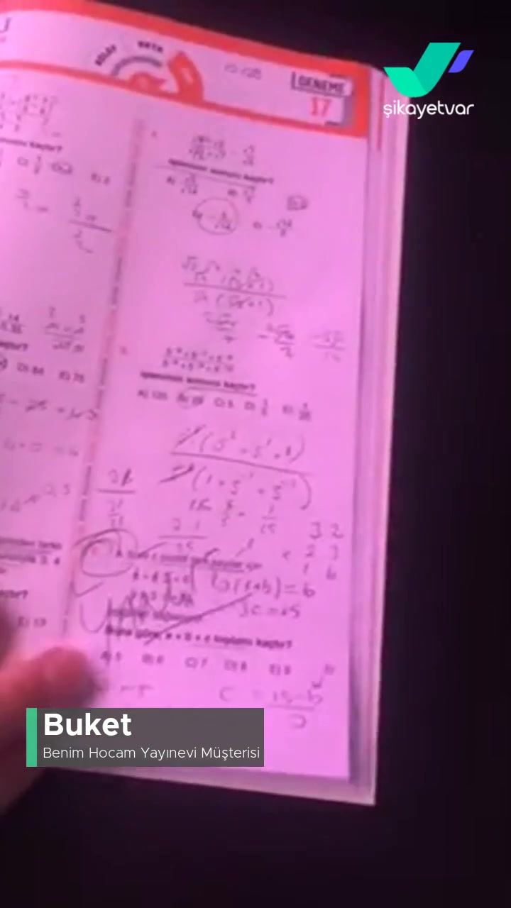 Benim Hocam Yayınevi  Matematik Branş Denemesi videonun kapak resmi