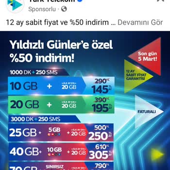 Türk Telekom İndirimli Hat Taşıma Yaptığım Hatlarıma Daha Yüksek Ücret Talebi.