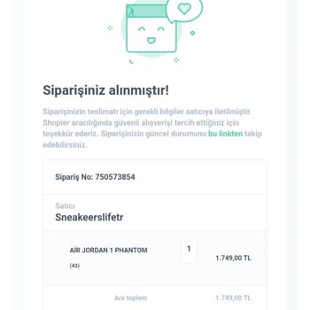 Shopier Üzerinden Üyeliksiz Sipariş