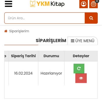 Ykmkitap 16 Şubat'ta Verdiğim Kargo Hala Hazırlanıyor Gözüküyor Kargoya Verilmedi