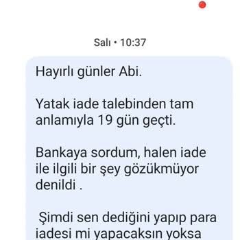 Bellona Oskar Serhat Mobilya Artuklu / Mardin Kart İadesini Yapmıyor.
