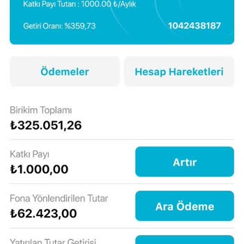 Türkiye Sigorta BES Fonumu Sattıktan 2 Gün Sonra Alım Yapılmış