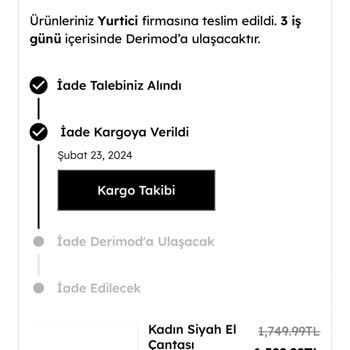 Derimod Para İadem Yapılmadı Hala