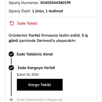 Derimod Para İadem Yapılmadı Hala