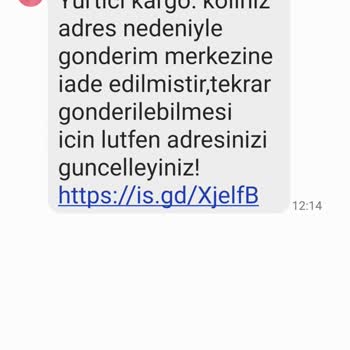 Şüpheli Mesaj Ve Güvenlik Endişesi