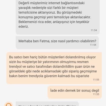 Trendyol'da Beklenenin Altında Ürün Teslimi