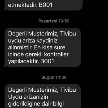 Türk Telekom Tivibu Cihaz Arızası Düzeltilememe