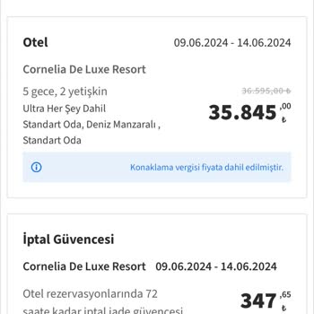 Onayımsız İptal: Setur Ve Cornelia Resort Rezervasyon Karmaşası