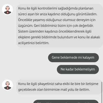 Vodafone Evde İnternet Çözümsüzlüğü