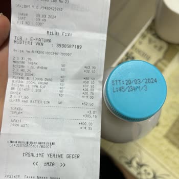 A101 Metal Tadı Şikayet Ayran