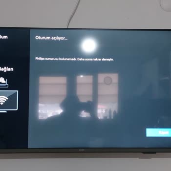 PHILIPS TV Sunucu Hatası Bağlanamadı Hatası