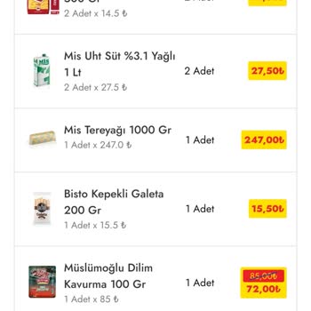 Şok Market Bir Sürü Eksik Ürün