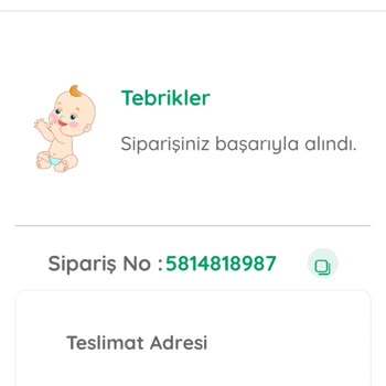 ebebek Kargoya Verilmeyen Ürün.