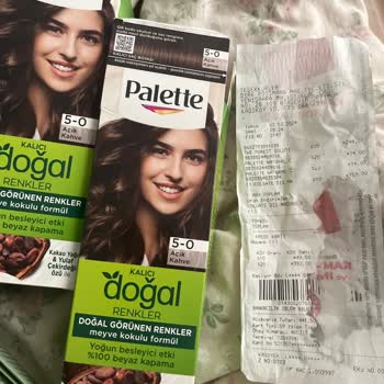 Palette 5.0 Açık Kahve Saçımı Simsiyah Yaptı