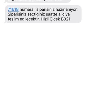 Hızlı Çiçek (hizlicicek.com) Hızlı Çiçek Firmasından Gelen Çiçeğin Fotoğrafla Alakası Olmaması