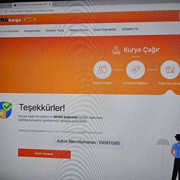 MNG Kargo Kurye Kargo Alımı