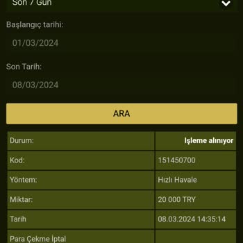 GrandPashaBet Parayı Vermedi