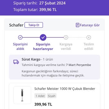 Schafer Meister El Bender Teslimi