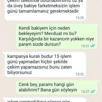 Pays Capital Paramı Gasbetti, Vermiyor