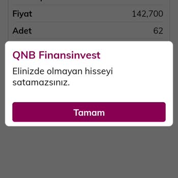 QNB Finansinvest Hisse Satışı Ve Destek Hizmetlerinde Yaşanan Sorunlar