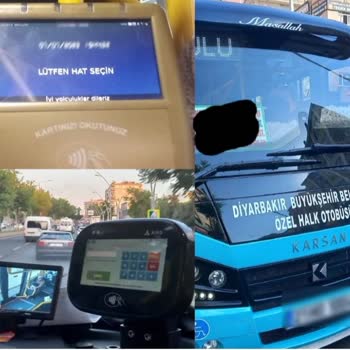 Diyarbakır Büyükşehir Belediyesi Ücretsiz Kart Sahibi Vatandaşları Minibüsten İndirmek.