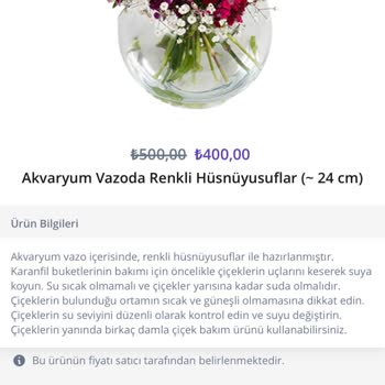 Getir Çarşı Çiçek
