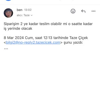 Taze Çiçek (tazecicek.com) Kadınlar Günü'nde Çiçek Hayal Kırıklığı