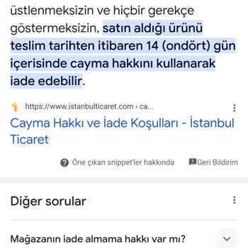 Saat Ve Saat İade Almıyor