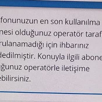 BTK IMEI Onayı Reddedildi Hatası