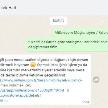 Millenicom Telekomünikasyon Hizmetleri A. Ş 'nin Uygunsuz İşleri